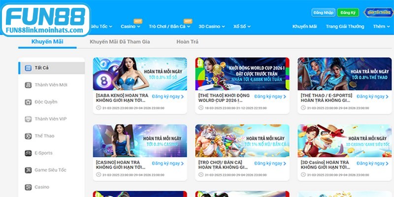 Fun88 bet tổ chức chương trình lì xì may mắn dành cho bet thủ