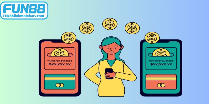 Cách xử lý khi gặp lỗi hiển thị số tiền tại FUN88